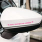 "Te Amo Maneja Con Cuidado" Car Mirror Decal Set – Cute Reflective Vinyl Stickers
