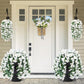 Artificial Faux Hanging Flowers Plants - UV resistant, Waterproof, Windproof