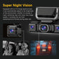360° Car DVR WiFi 4Channels Dash Cam Video Recorder