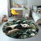Lovely Panda - 3D Illusion Round Rug - H638