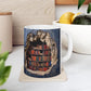 3D Bookshelves Hole In A Wall Mug