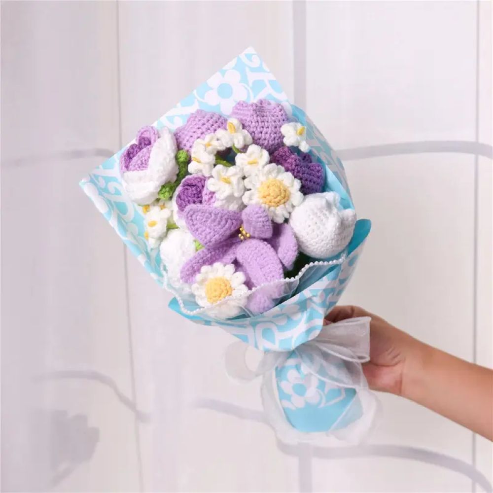 Handmade Crochet Flower Bouquet