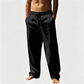 Men's Relaxed Linen Straight Leg Pants