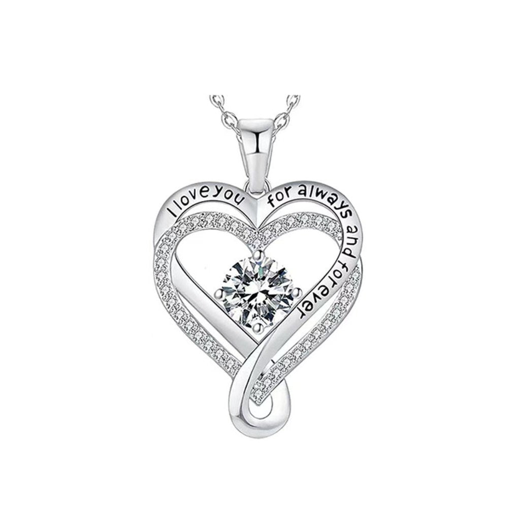 "To My Wife" Forever & Always Heart Necklace