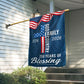 250 Years of Blessing God 1776 2026 Patriotic Flag