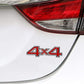 4x4 - Emblem Sticker Badge, Funny Decals for Car, Truck, SUV, Motorcycle - TE011