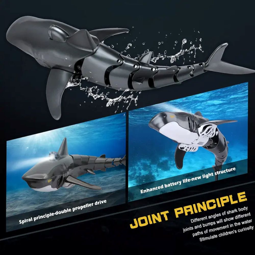 Remote Control Shark Toy – Realistic RC Shark for Pools, Bath & Water Play