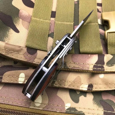 Wood Handle Outdoor Mini Folding Knife