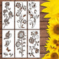 Garden Fence Large Flower Stencils DIY Decoration BloomTrace