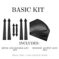 Prestige Complete Garage Accent Kit – Hinges, Handles & Windows (22-PCS)