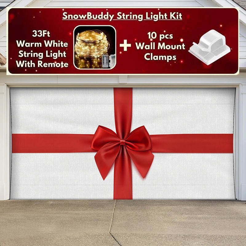 Christmas Gift Wrapped Garage Door Covers F585