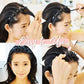 Double Bangs Hairstyle Hairpin