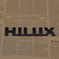 Hilux - Emblem Sticker Badge, Funny Decals for Car, Truck, SUV, Motorcycle - TE031