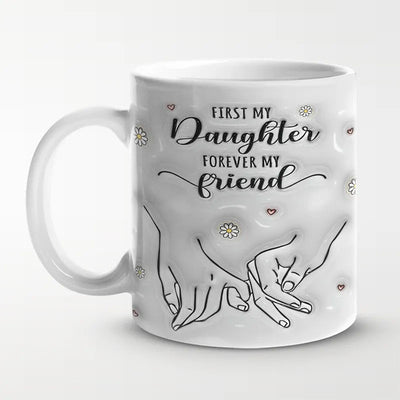 Family Inflated Effect Printed Mug - Gift For Mom, Daughter