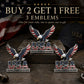 USA Faith, Family & Freedom Metal Emblem