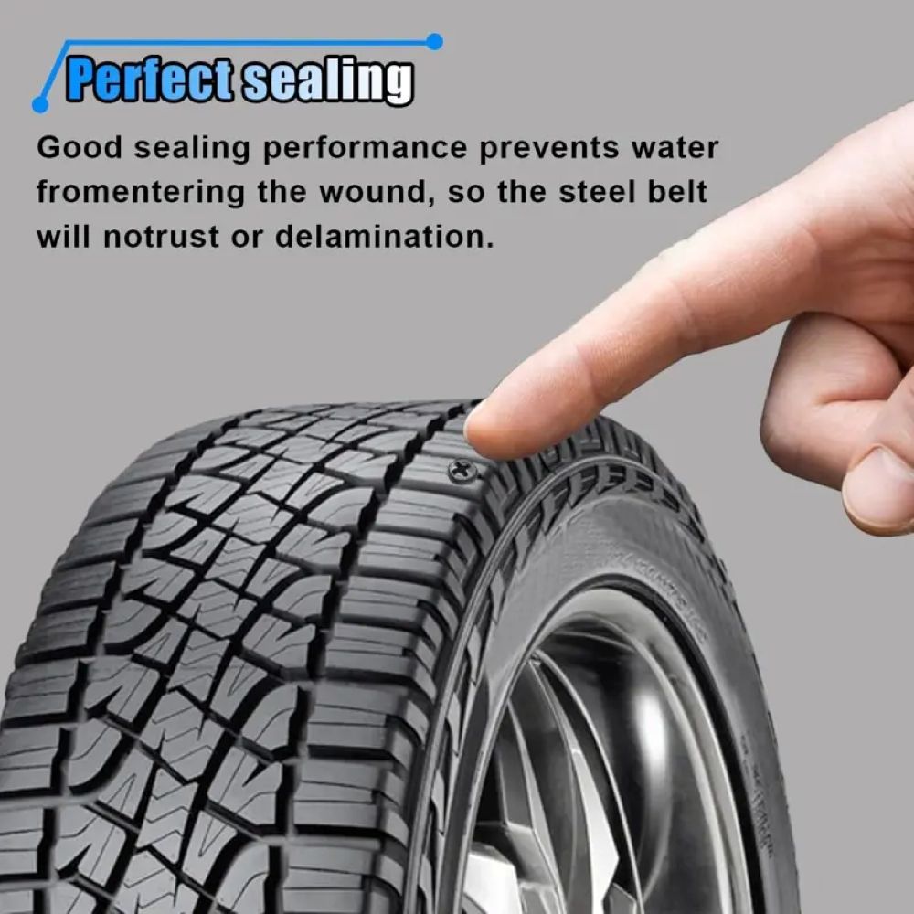 Tire Repair Vacuum Rubber Nails Kit
