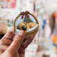 Blackmouth Cur In Mini Baskets Ornament - MB006