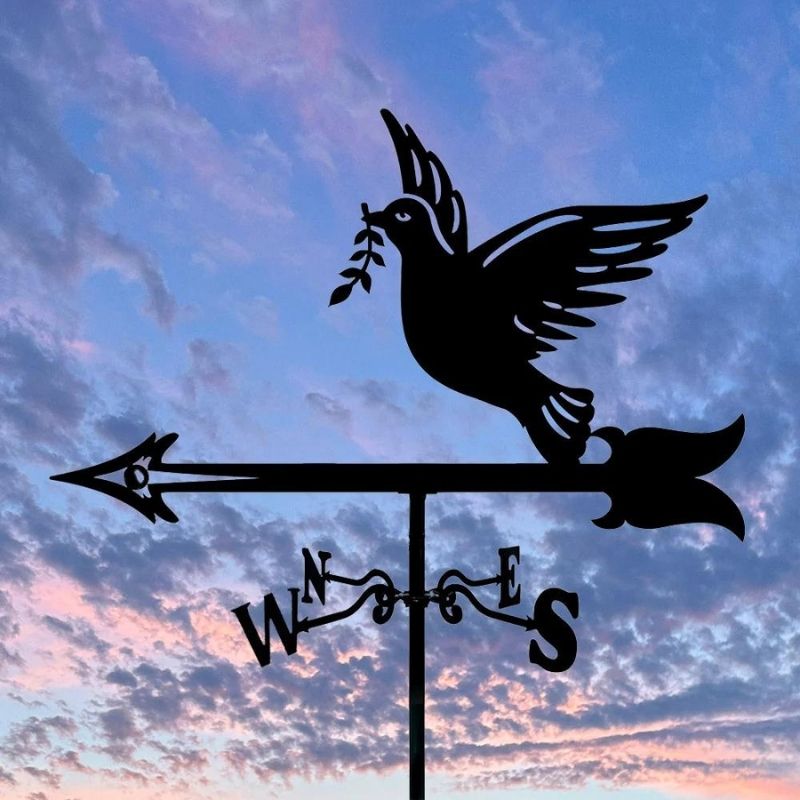 Dove of Peace Stainless Steel Weathervane MW096