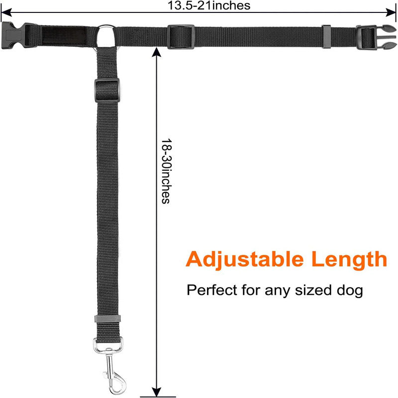 2 Pack Headrest Car Dog Safety Seatbelt