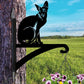 Sphynx Cat Metal Hanging Bracket Plant Stand PS120