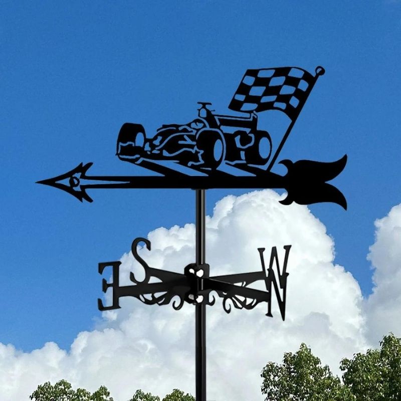 Karting Stainless Steel Weathervane MW063