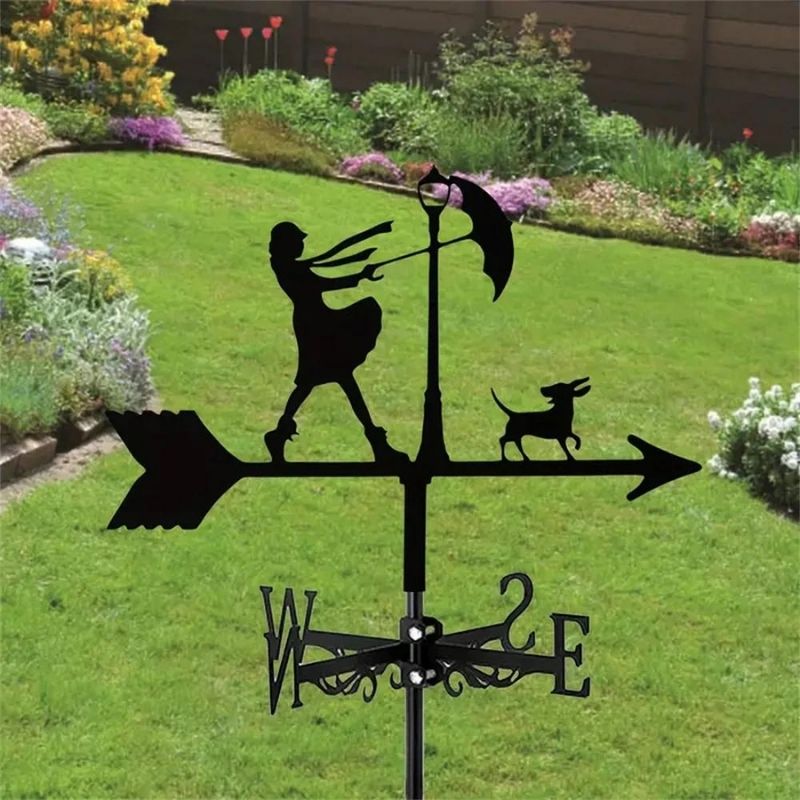 Girl Stainless Steel Weathervane MW097