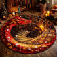 Mythical Wisdom Purple Dragon - Spiral Watcher Round Rug - H485