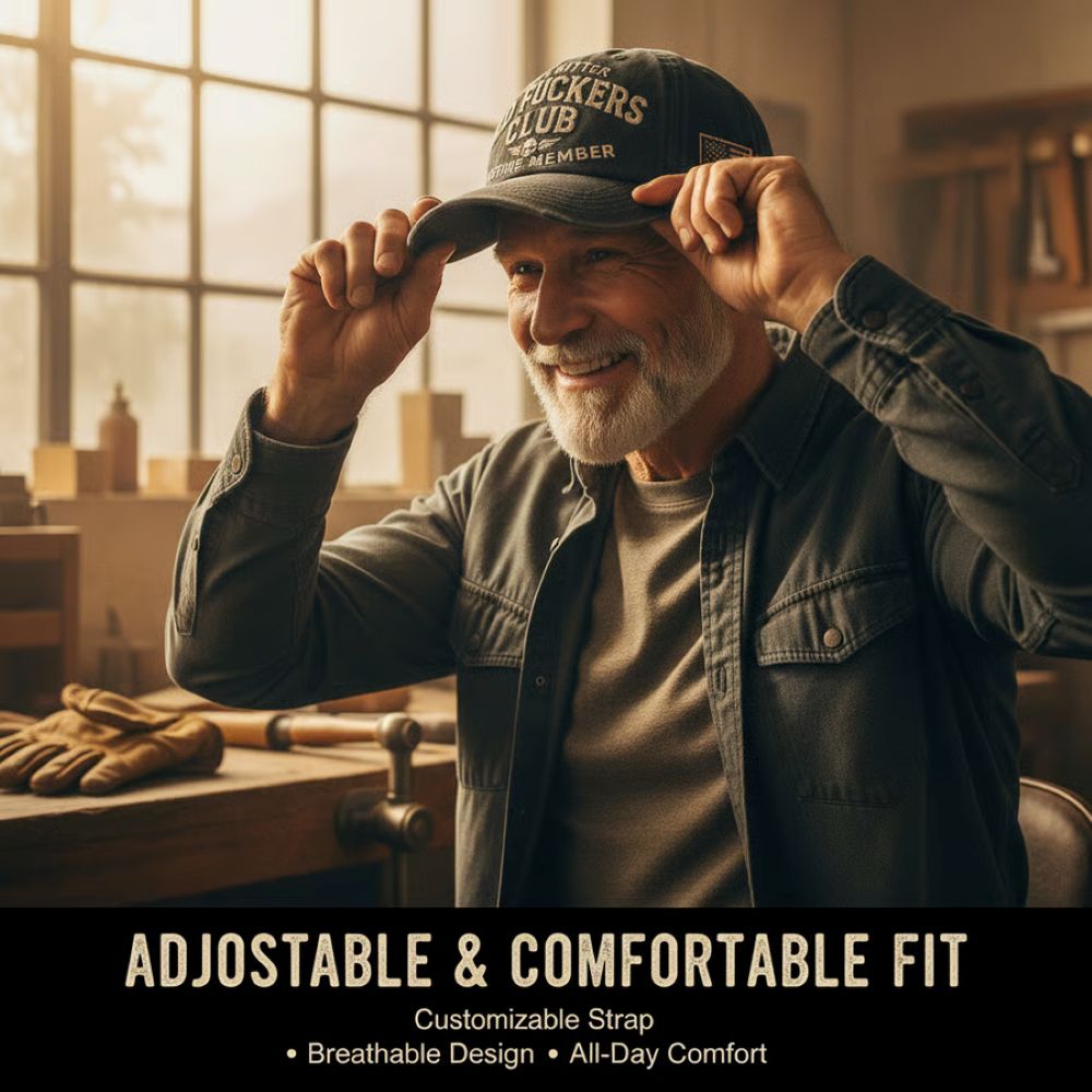 Vintage Distressed "Old Club" Lifetime Member Cap