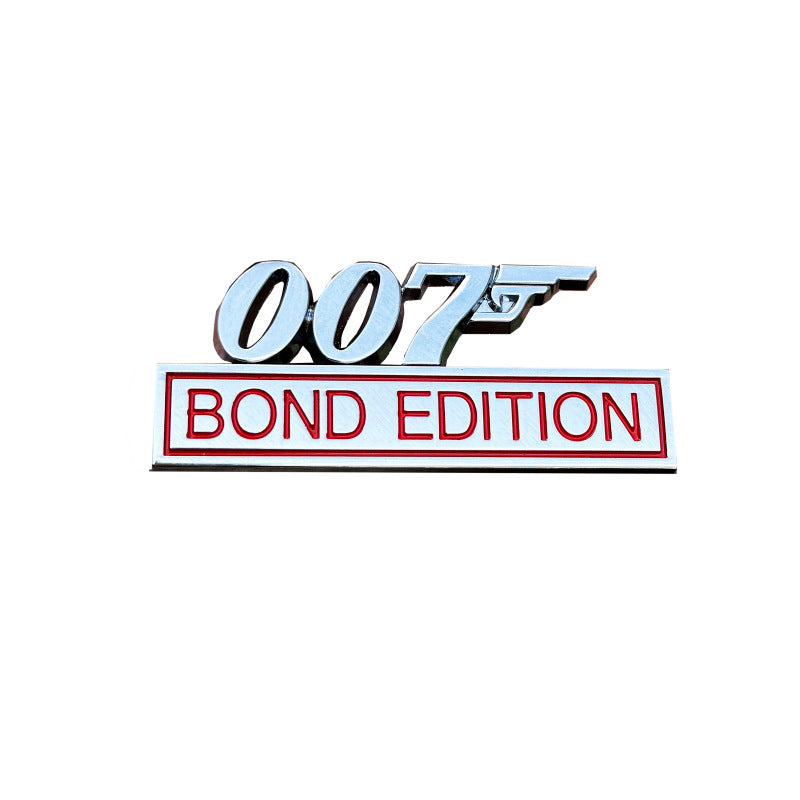 007 Bond Edition - Emblem Sticker Badge, Funny Decals for Car, Truck, SUV, Motorcycle - TE035
