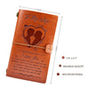 To My Wife - Never Forget That I Love You - Vintage Journal Notebook