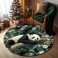 Lovely Panda - 3D Illusion Round Rug - H638