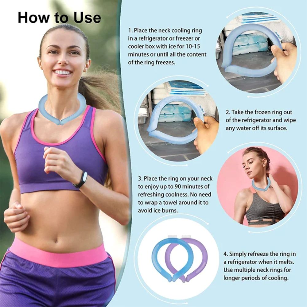 Reusable Neck Cooling Wraps Tube