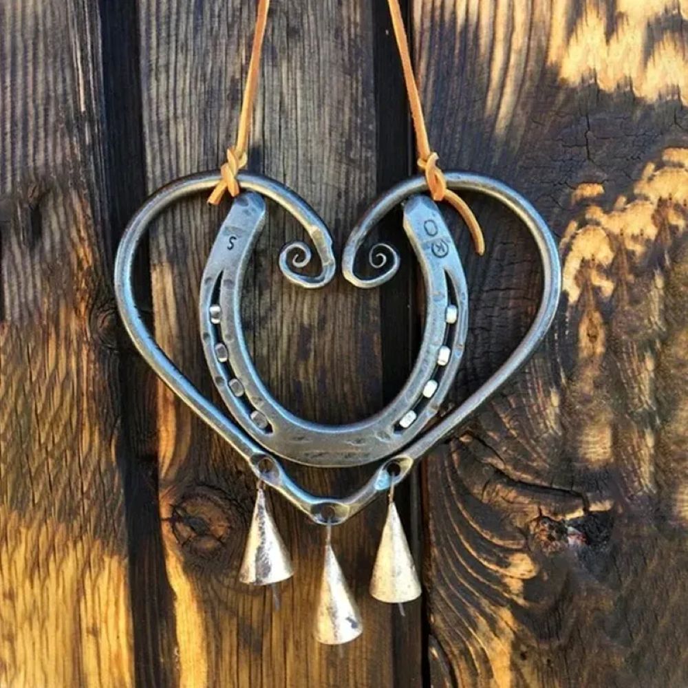 The Horseshoe Heart Wind Chime