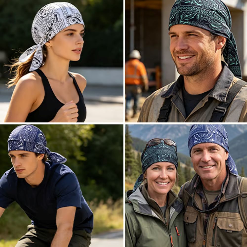 Elastic Cycling Sports Cap