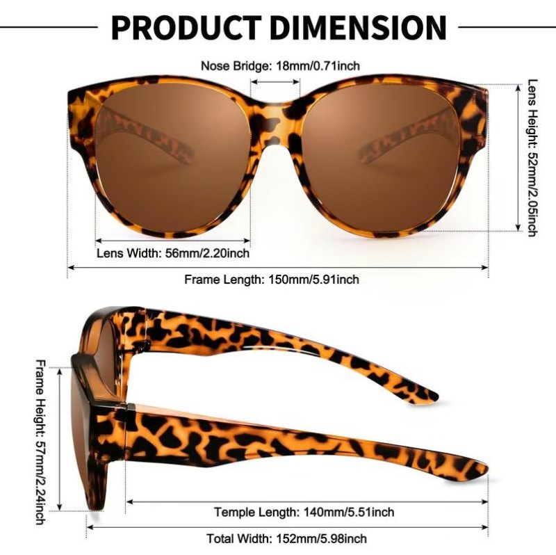 2025 New Polarized UV400 Protection Trendy Round Cat-eye Sunglasses