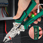 16 in 1 Wire Stripper Twister for Cutting and Pulling Wires,Cable Scissors,Voltage Tester Pliers, 12V to 250V Live,Null,Hot Wire Judgment AC DC, Audible and Flashing LED Alarms