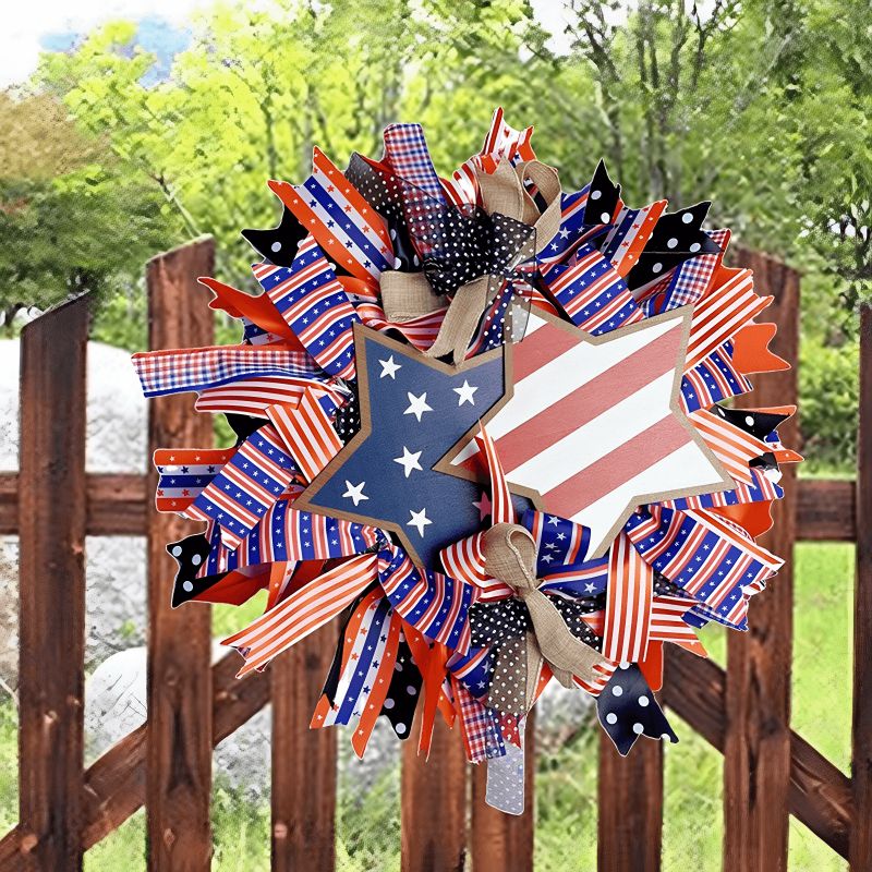American Patriotic Star Wreath