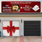 Christmas Gift Wrapped Garage Door Covers F585