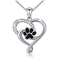 Infinite Heart Paw Necklace