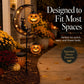 Pumpkin Moon Garden Stake Light