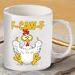 F-CAW-F Funny Rooster Coffee Mug