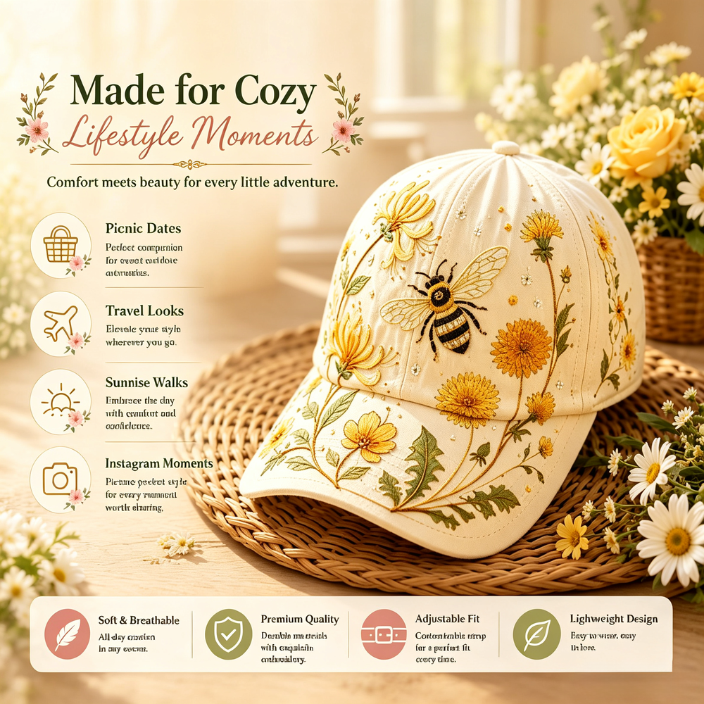 Garden Morning Cap