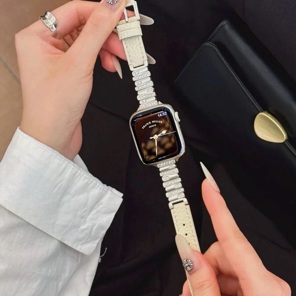 Luxury Leather Strap for Apple Watch