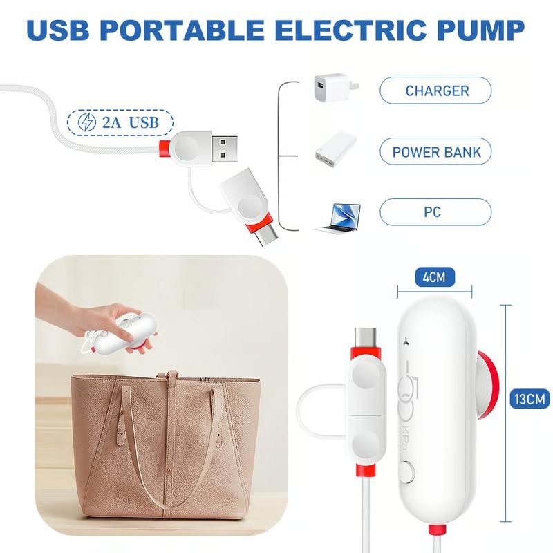 9 Pack Lightweight Travel Bags with USB Electric Pump