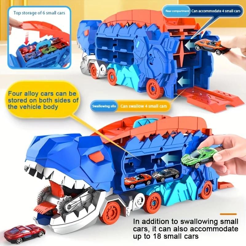 Transport Dinosaur Truck with Foldable Sliding