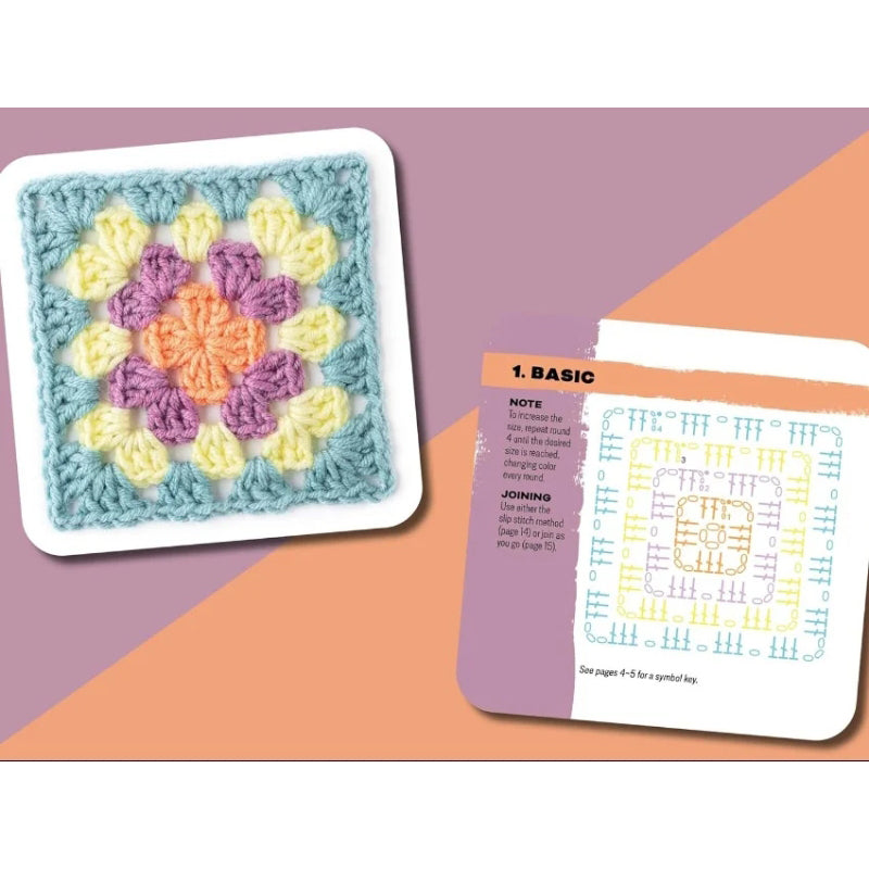 The Granny Square Card Deck: 50 Mix and Match Designs