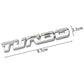 Turbo - Emblem Sticker Badge, Funny Decals for Car, Truck, SUV, Motorcycle - TE002