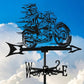 Halloween Skull Motorcycle Stainless Steel Weathervane MW014