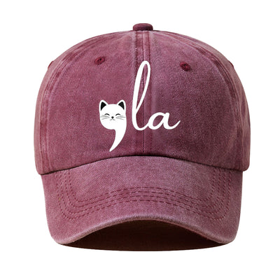 Childless Cat Lady La Print Hat