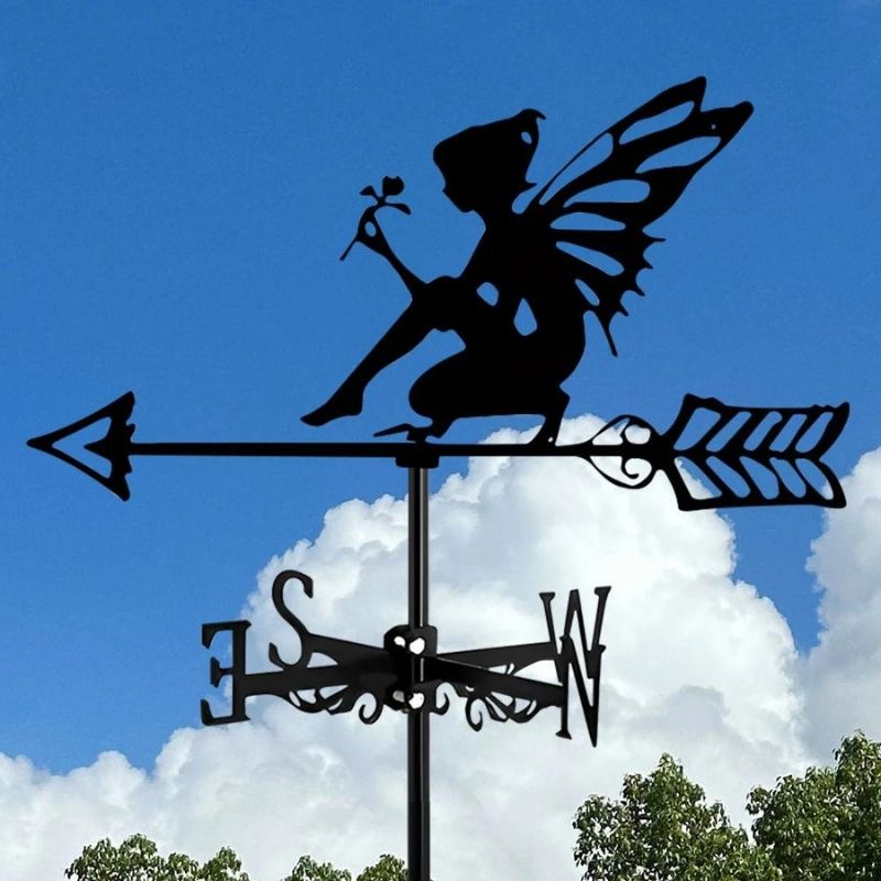 Fairy Garden Elf Stainless Steel Weathervane MW078